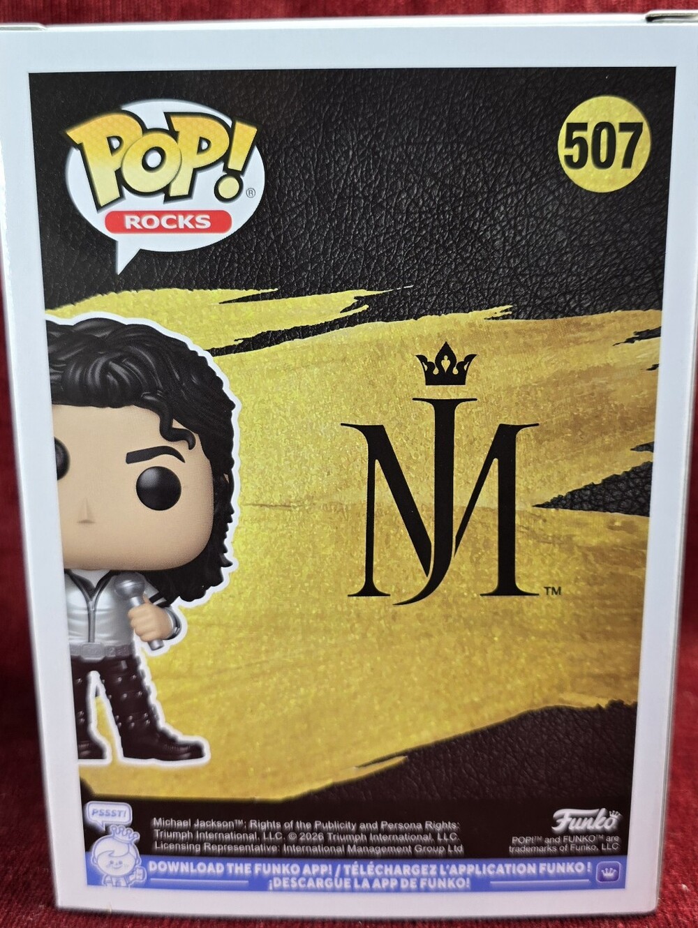 Funko Pop! Rocks: Michael Jackson # 507 (Nib) With Pop Protector - Picture 7 of 7
